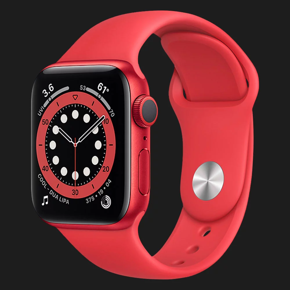 Купити Apple Watch Series 6 44mm Red Aluminum Case with Red Sport